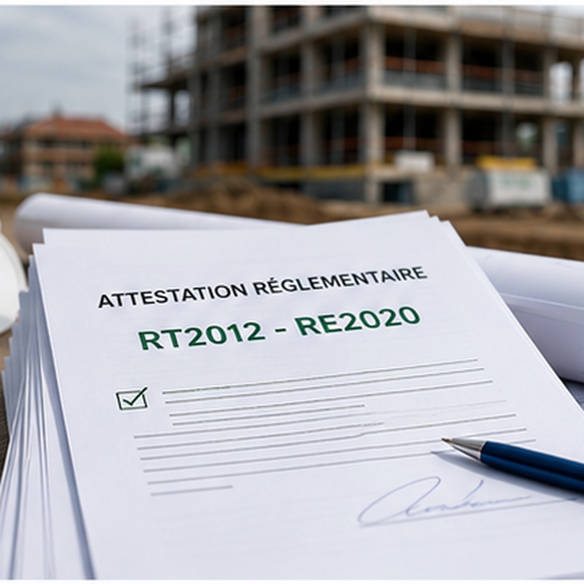 Attestation réglementaires RT2020